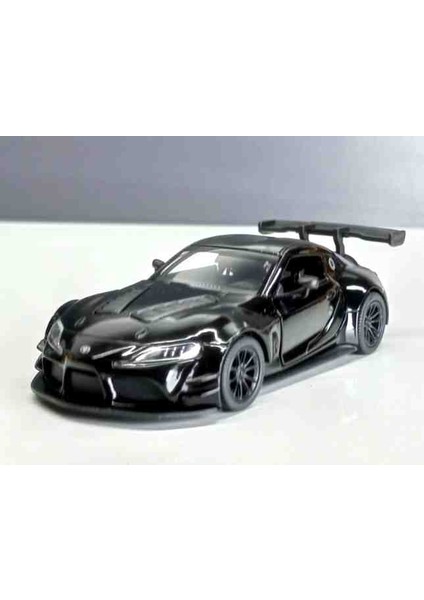 1:36 Ölçek Toyota gr Supra Racing Consept Siyah// Çek-Bırak 12 cm Metal Araba fiyatları