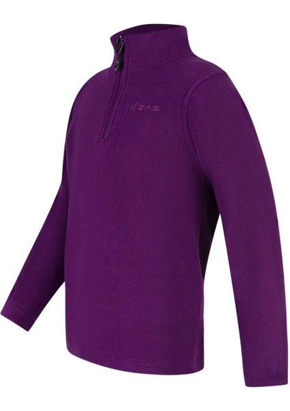 Clara Çocuk Yarım Fermuarlı Ince Polar Sweatshirt fiyatları