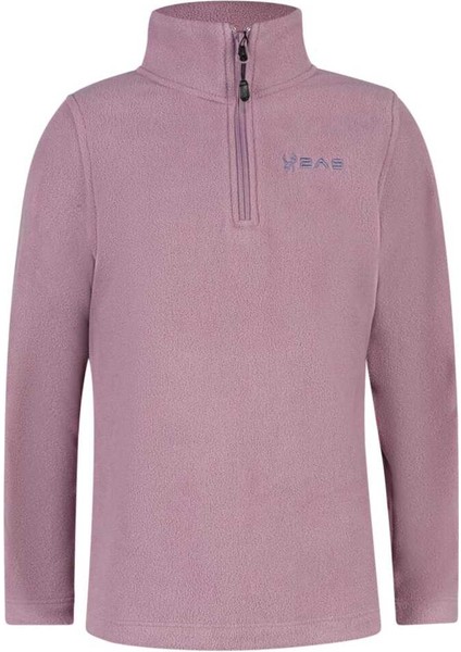Clara Çocuk Yarım Fermuarlı Ince Polar Sweatshirt