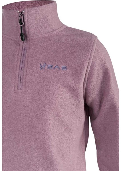 Clara Çocuk Yarım Fermuarlı Ince Polar Sweatshirt fırsatları