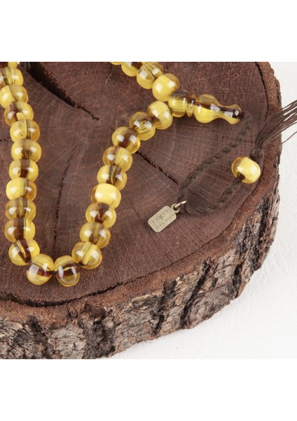 Sıkma Kehribar Fıçı Kesim Bilek Boy 11X8MM Tesbih -Omari fırsatları