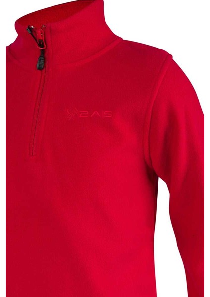 Clara Çocuk Yarım Fermuarlı Ince Polar Sweatshirt modelleri