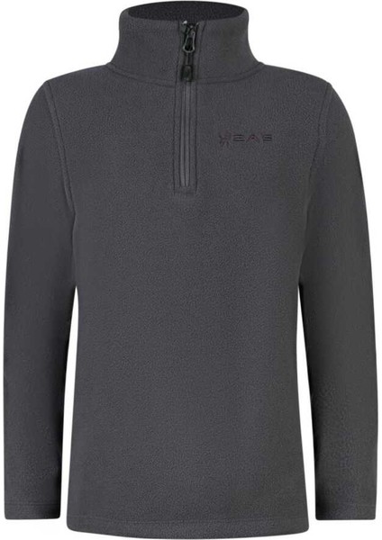 Clara Çocuk Yarım Fermuarlı Ince Polar Sweatshirt