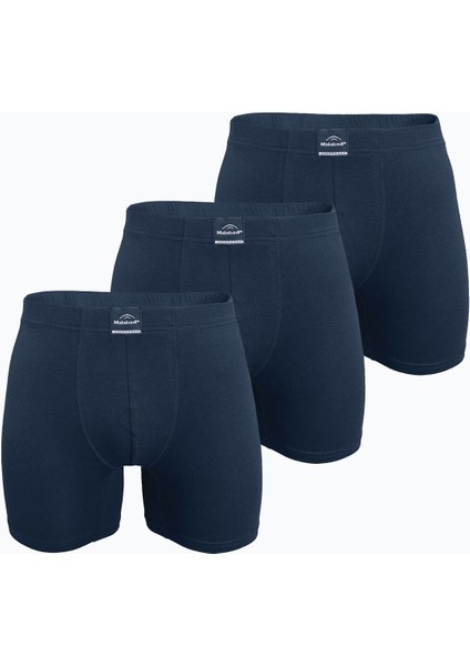 Erkek 3 Lü Füme Premium Collection Modal Uzun Boxer 3M250