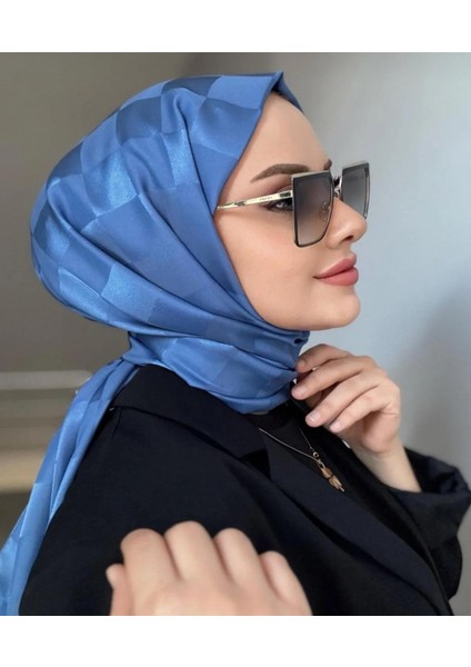 Lüx Jakar Şal Dama Desen