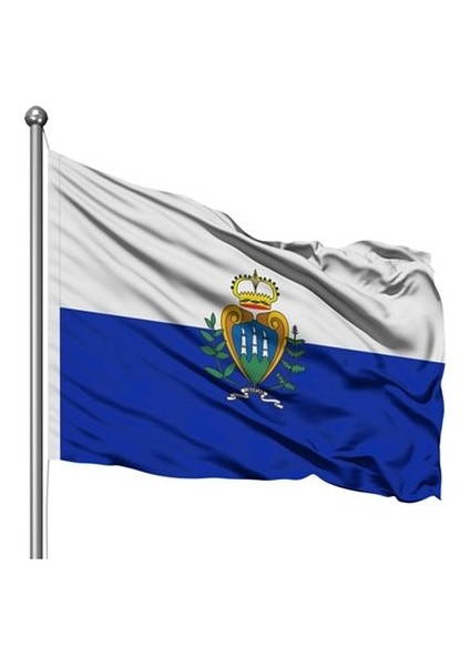 San Marino Gönder Bayrağı (100 x150 Cm)