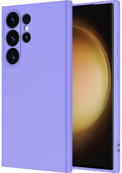 Galaxy S25 Ultra Uyumlu Kılıf Zore Mara Lansman Kapak-Lila