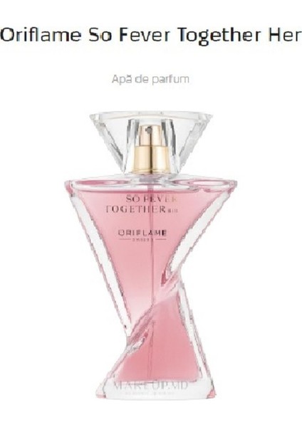 So Fever Together Her Edp Kadın Parfümü 50 ml fırsatları