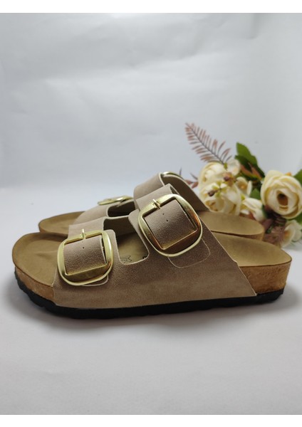 Mantar Taban Birkenstock Leonı Arızona Modeli Çift Tokalı Ortopedik Terlik fiyatları