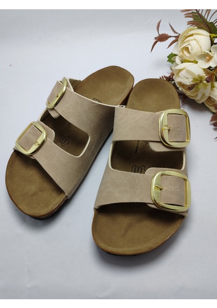 Mantar Taban Birkenstock Leonı Arızona Modeli Çift Tokalı Ortopedik Terlik fırsatları