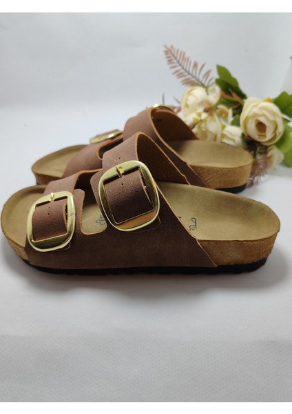 Mantar Taban Birkenstock Leonı Arızona Modeli Çift Tokalı Ortopedik Terlik fiyatları
