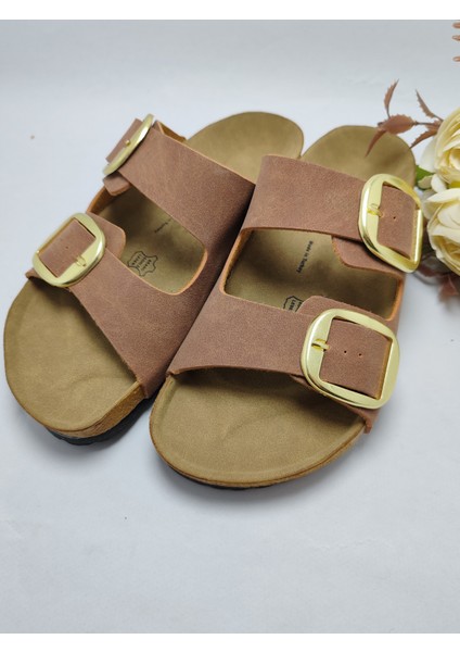 Mantar Taban Birkenstock Leonı Arızona Modeli Çift Tokalı Ortopedik Terlik fırsatları