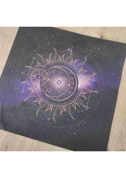 Astroloji Moon Tarot Sunak Bezi / Tarot Örtüsü 75X75 cm fiyatları