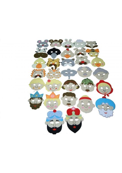 Anaokulu Maske Seti 32'li