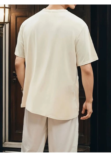 Erkek Baskılı T-Shirt Yeni Sezon Oversize Salaş fiyatları