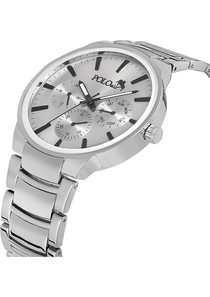 Metal Kordon Erkek Kol Saati Gümüş Renk PL-0966E4X