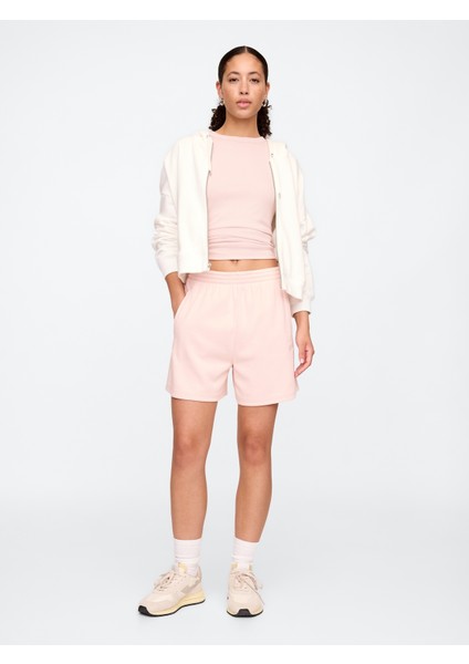 Kadın Pembe Vintage Soft Gap Logo Fransız Havlu Kumaş Eşofman Altı