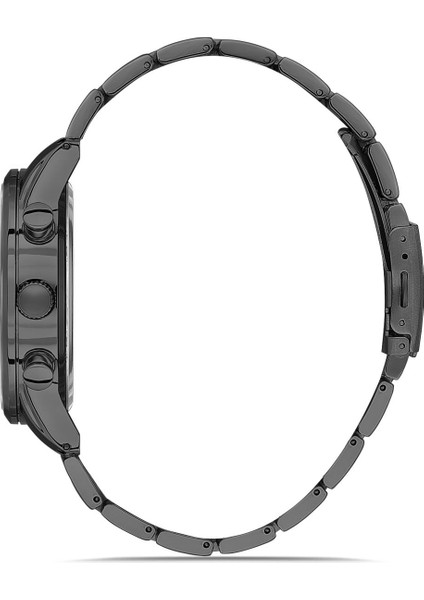 Şık Metal Erkek Kol Saati Siyah Yeşil Renk PL-0962E3X modelleri