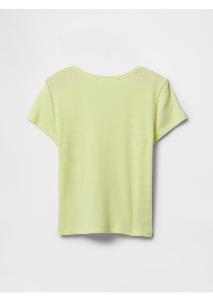 Kız Çocuk Sarı Desenli T-Shirt fiyatları