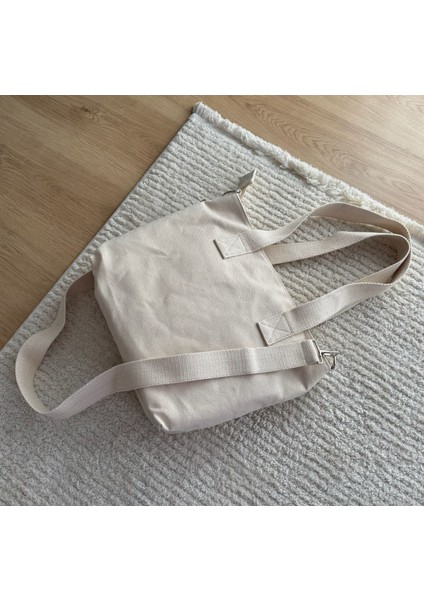 Kadın Bej Organik Kanvas Çanta fırsatları