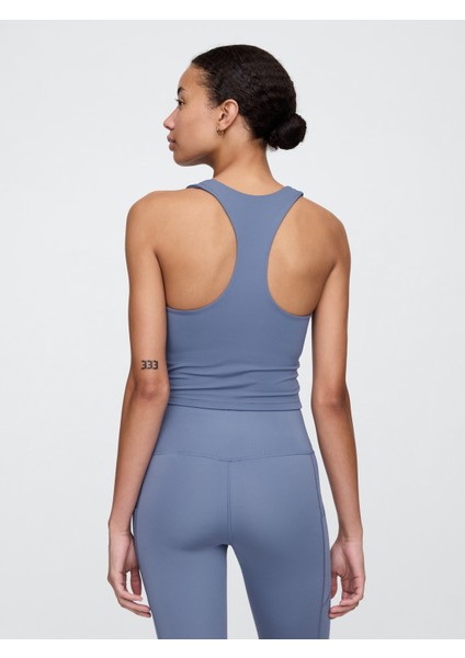 Kadın Mavi Gapfit Studio Longline Spor Sütyeni fırsatları