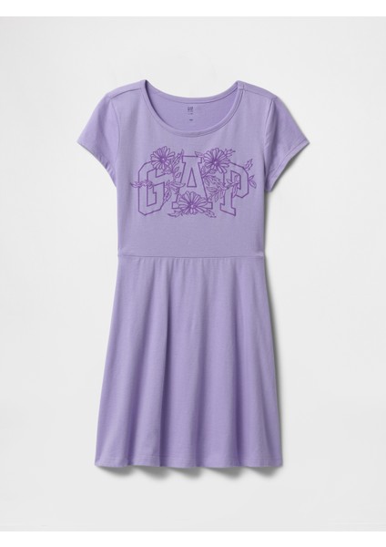 Kız Çocuk Mor Gap Logo Jersey Elbise fırsatları