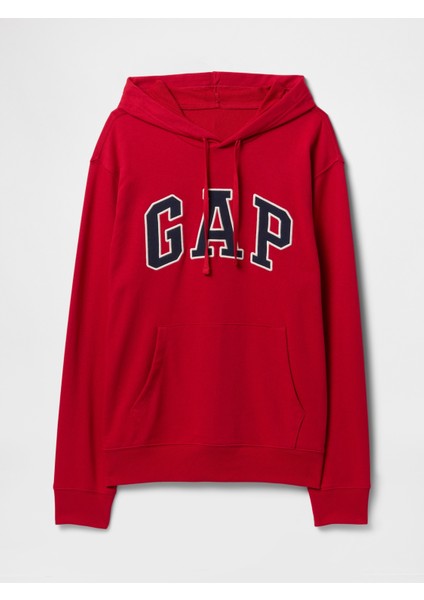 Erkek Kırmızı Gap Logo Fransız Havlu Kumaş Sweatshirt fiyatları