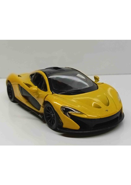 1:36 Ölçek Mclaren P1 Desingned Sarı// Çek-Bırak 12 cm