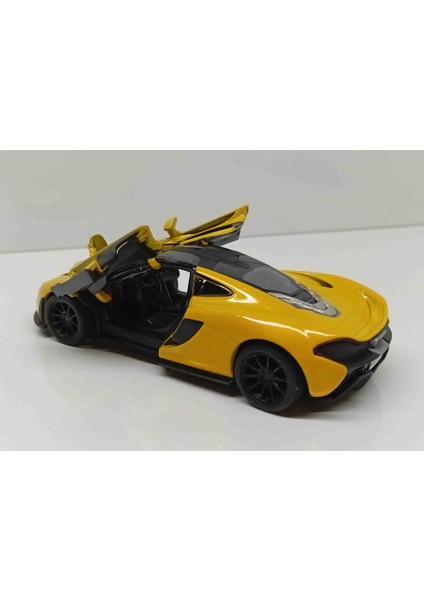 1:36 Ölçek Mclaren P1 Desingned Sarı// Çek-Bırak 12 cm