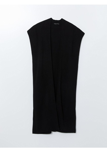 Lcw Modest Şal Yaka Oversize Kadın Triko Yelek