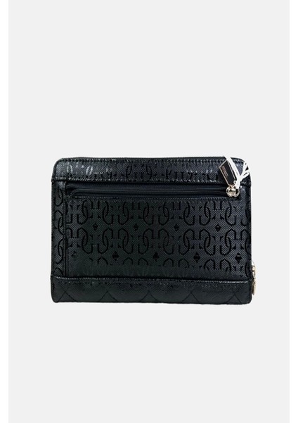 Kadın Siyah Laurel Logolu Cüzdan fiyatları