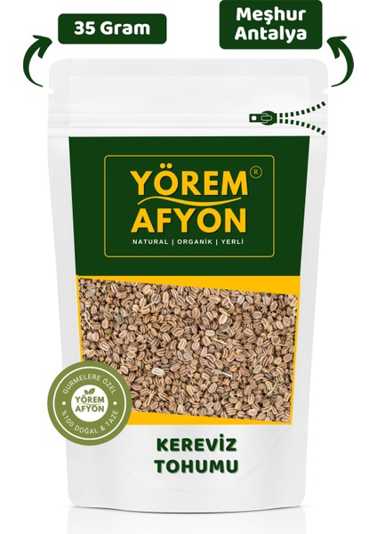 Yörem Afyon Meşhur Antalya Yerli Tarım Gdo'suz Kök Kereviz Tohumu | 35GR.
