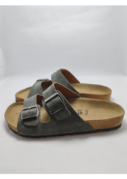 Mantar Taban Bir Arızona Leolı Nl Modeli Çift Tokalı Ortopedik Terlik fiyatları