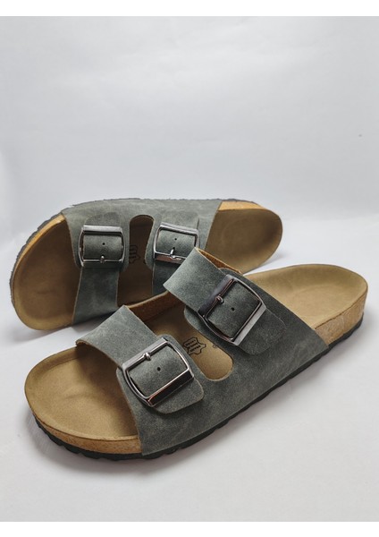 Mantar Taban Bir Arızona Leolı Nl Modeli Çift Tokalı Ortopedik Terlik modelleri