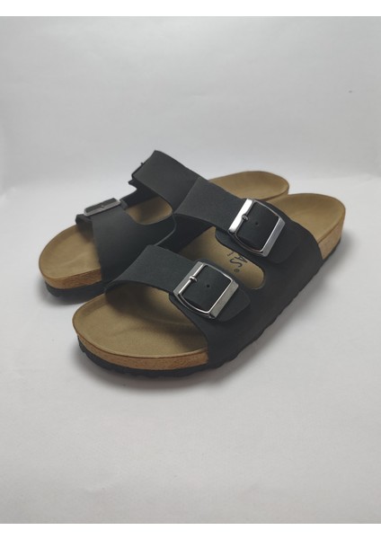 Mantar Taban Bir Arızona Leolı Nl Modeli Çift Tokalı Ortopedik Terlik