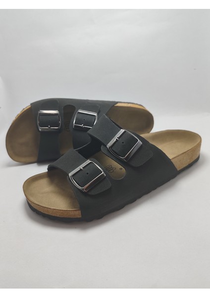 Mantar Taban Bir Arızona Leolı Nl Modeli Çift Tokalı Ortopedik Terlik modelleri