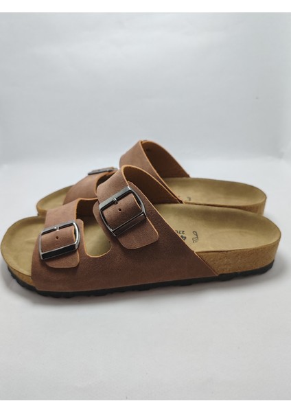 Mantar Taban Bir Arızona Leolı Nl Modeli Çift Tokalı Ortopedik Terlik fiyatları