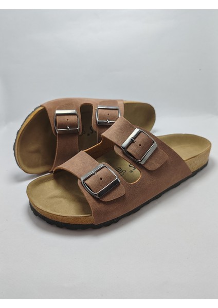 Mantar Taban Bir Arızona Leolı Nl Modeli Çift Tokalı Ortopedik Terlik modelleri