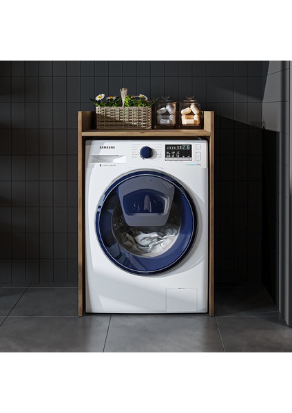 Çamaşır-Kurutma Makinesi Dolabı Kapaksız Banyo Dolabı 65 cm modelleri