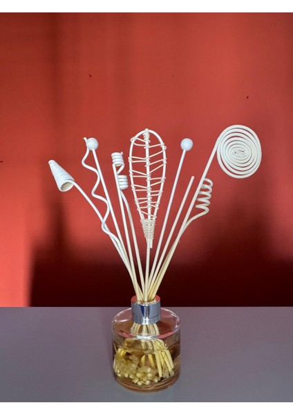 10 Adet Rattan Dekoratif Şık Koku Çubuğu