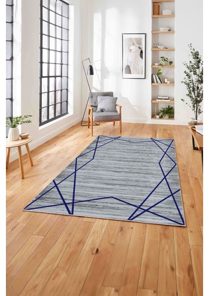 Dijital Baskılı Mermer Sade Modern Kaymaz Yıkanabilir Yolluk Mutfak Salon Halısı,Mermer-39-Lacivert, fırsatları