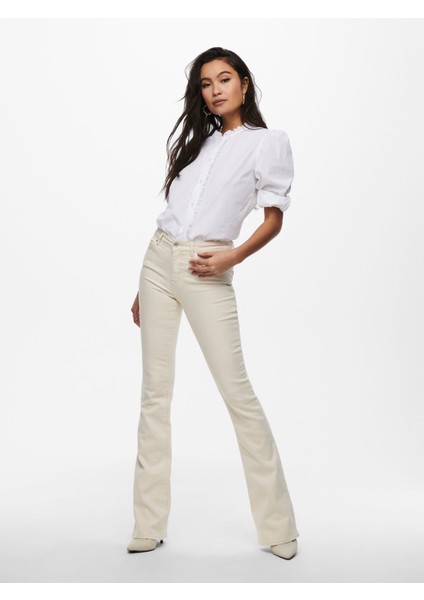 Kadın Flared Fit Geniş Paça Pantolon - 15230778