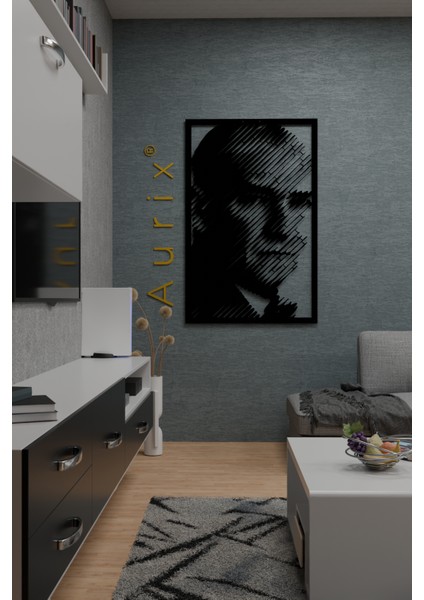 Atatürk Portre Metal Duvar Tablosu - Illüzyonel ve Ilham Veren Bir Tasarım fiyatları