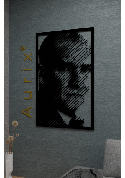 Atatürk Portre Metal Duvar Tablosu - Illüzyonel ve Ilham Veren Bir Tasarım modelleri