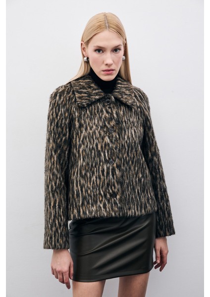 Leopar Desenli Kısa Ceket - Leopar fiyatları