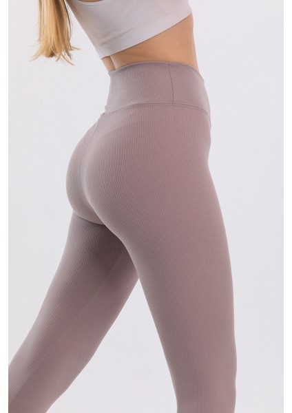 Kadın Vizon Içi Polarlı Lastikli Şardonlu Fitilli Toparlayıcı Interlok Kışlık Örme Tayt indirimleri