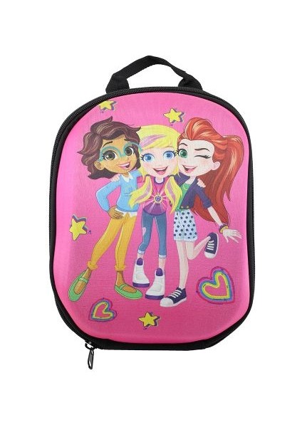 Bisiklet Ön Çanta - Poly pocket ve barbie Karakterli, Kız