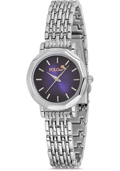 Zarif Vintage Kadın Kol Saati ve Zirkon Taşlı 5 Taş Bileklik Hediye Gümüş-Mor PL-1480B6 indirimleri