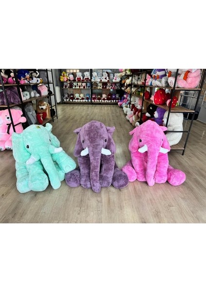 Peluşçu Dayı Sevgiliye Özel Dev Peluş Fil Oyuncak 150 cm - Koca Boy, Sevimli