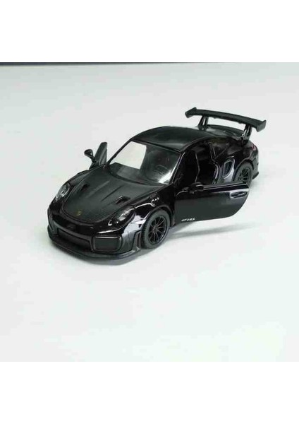 Porsche 911 GT2 RS 1:36 Ölçek Metal Model Siyah Çek-Bırak Araba modelleri
